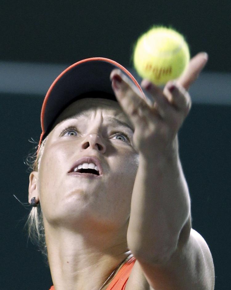 VIDERE. Næste modsrander i Miami for Caroline Wozniacki er belgieren Yanina Wickmayer. 