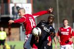 målløs. FCK's Dame N'Doye (th) havde et par nærgående forsøg i kampen mod Silkeborg, men forestilingen endte uden den ekstra kolorit fra en scoring. 