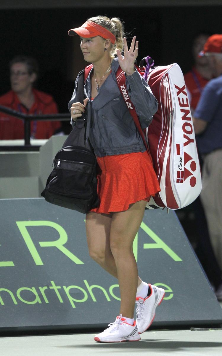 Pointjagt. Caroline Wozniacki nåede også 1/8-finalen i Miami i 2011, hvor hun tabte til tyskeren Andres Petkovic. Sejr over Wickmayer vil derfor være lig med flere point til verdensranglisten. 