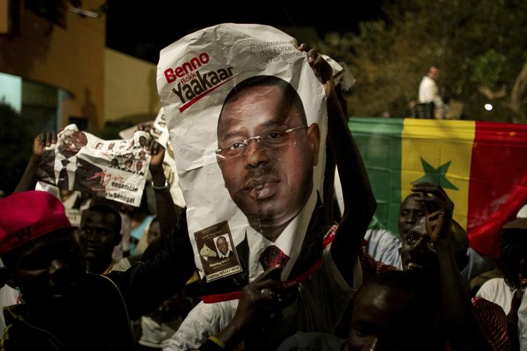 vinder. Macky Sall var premierminister under præsident Mackky Sall. Nu avancerer han til landets øverste post. 