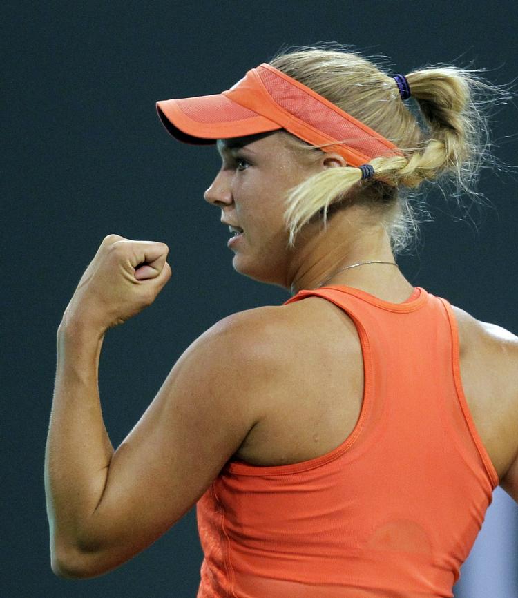 KVARTFINALIST. Efter sin tredje sejr på stribe er Caroline Wozniacki klar til en duel mellem tidligere verdensettere mod Serena Williams. 