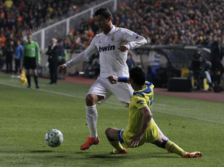VELSPILLENDE. Selv om Cristian Ronaldo hverken fik scoret eller var direkte assist var han blandt Real Madrids dominerende spillere. 