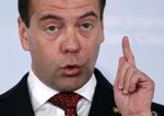 Skideballe. Ruslands præsident, Dimitrij Medvedev, mener, at Mitt Romney skal huske, hvilket år han lever i. Foto: Mikhail Metzel/AP 