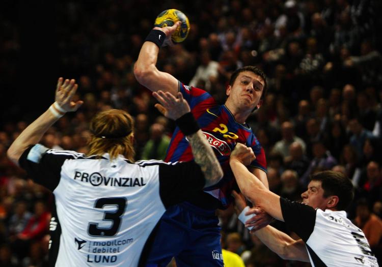 Mistænkt. Rutenka - her i kamp mod THW Kiel - skal ses efter i sømmene af EHF. 