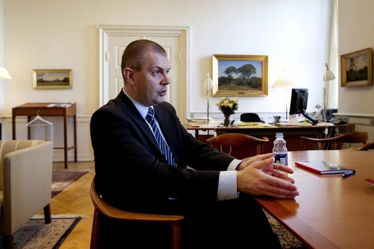 Tilfreds. Finansminister Bjarne Corydon (S) mener, Dong-bestyrelsens fyring af Anders Eldrup var korrekt. Arkivfoto. 