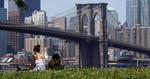 UDSIGT. Parken ved Manhattan Bridge er en Brooklyn-klassiker og altid velbesøgt. 