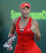 Længsel. Wozniacki kan spille sig i sin første finale i syv måneder, hvis hun slår Maria Sharapova i aften. 