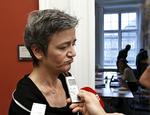 Skuffelse. Margrethe Vestager beskyldes for at vende på en tallerken. 