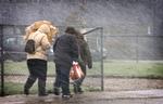 Blæsende. Påsken bliver ikke et hit blandt solelskere. I stedet fejer kold vind og slud ind over landet. 