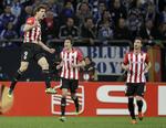 Mål. Bilbao's Fernando Liorente fejrer en scoring. 