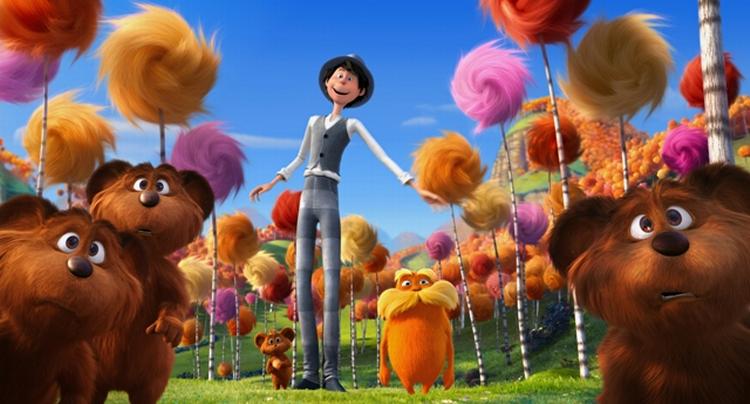Øko-syre. Man kan hurtigt fare vild i trøfliskoven i 'Lorax', hvis logik slår gnister af kortslutninger. 