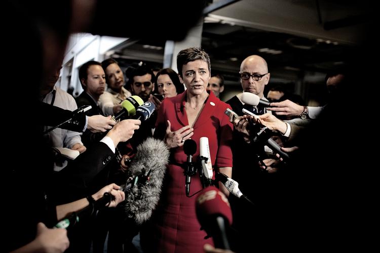The Danish Minister for the Economy Margrethe Vestager. 
