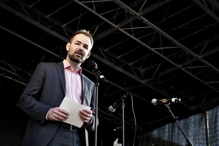 IRRITERET. Aarhus' borgmester Jacob Bundsgaard havde helst været morgendagens højreekstremistiske demonstration i byen foruden. 