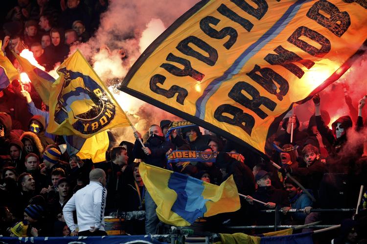 Sejr. Brøndby-tilhængerne har atter grund til at juble. 