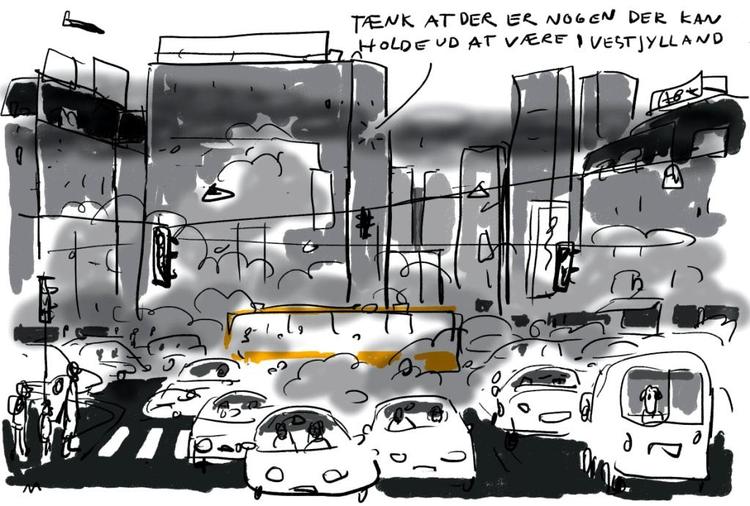 Tegning: Mette Dreyer. 