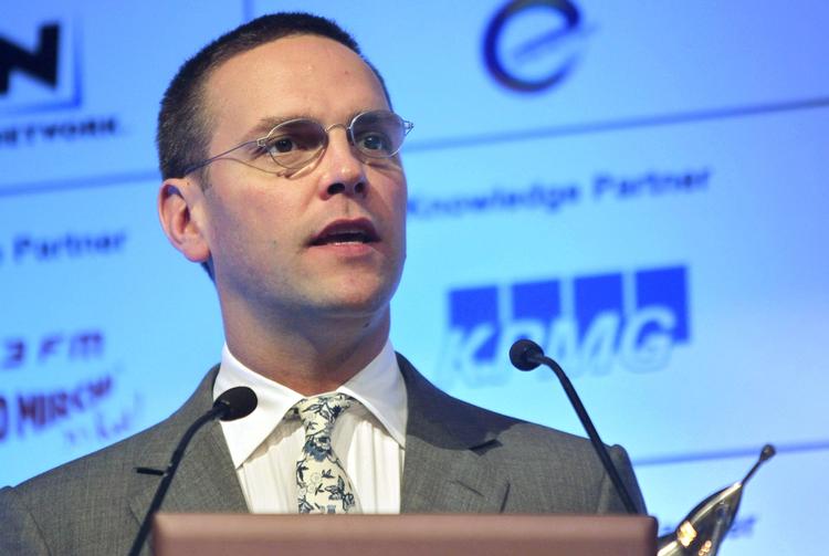 RIGMANDSSØN. James Murdoch fastholder, at han ikke har kendt til telefonaflytninger af flere kendte briter. 