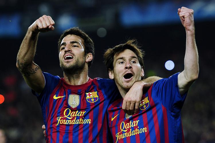 semifinale. FC Barcelonas Lionel Messi (th) satte scoringsrekord i Champions League, da spanierne sendte AC Milan ud af turneringen. 