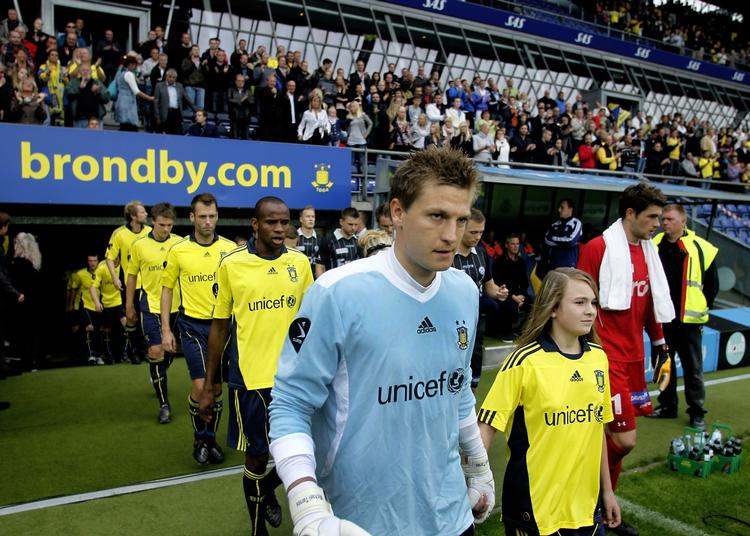 Skadesfri. Michael Tørnes er klar til at vogte mål for Brøndby i weekenden. 
