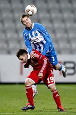 trænerfyring. OB's Espen Ruud (øverst) mener, fynboerne er på rette vej trods nederlaget til Brøndby. I dag venter stærke Horsens.