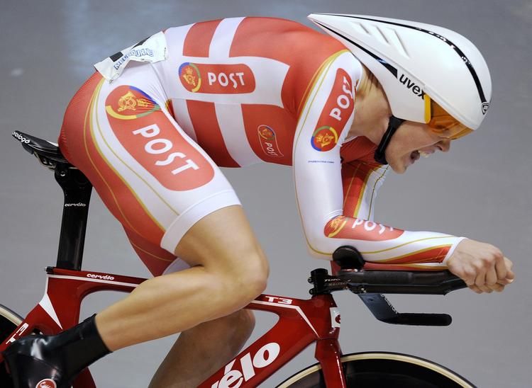 imponerende. Lasse Norman Hansen har vundet to af afdelingerne i omnium og ligger nu til bronzen. Men vigtigere er, at danskeren nu er så godt som sikker på en OL-billet. 