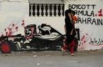 PROTEST. Holdningerne til Bahrains Formel 1-grandprix er delte. 