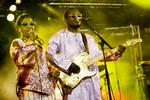 Amadou og Mariam ses her under en koncert på Roskilde Festival. Duoen har efterhånden fået stjernestatus. 