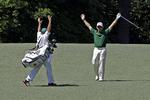 albatros. Fra 231 meters afstand sendte Louis Oosterhuizen sit andetslag i hul på finalerunden af US Masters. 