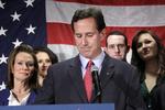 Afsked. Rick Santorum sagde farvel til den republikanske præsidentvalgkam med en følelsesladet tale i sin hjemstat Pennsylvania. 