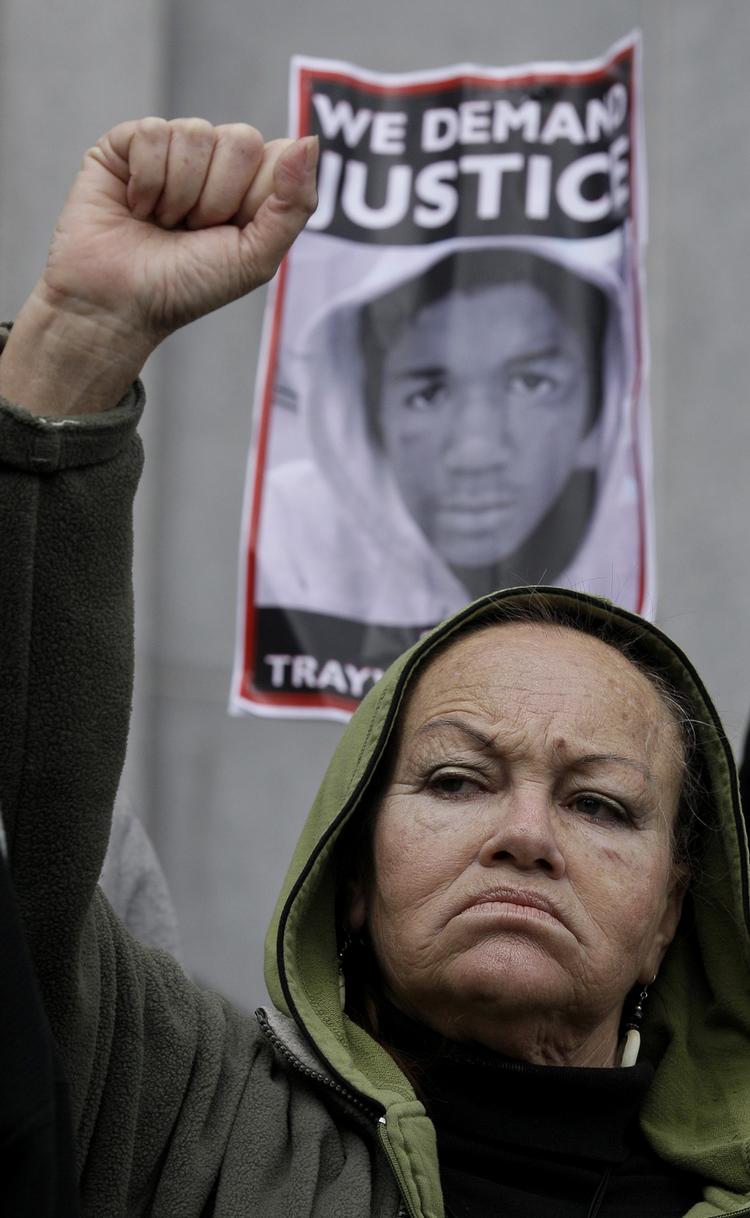 Drabet på Trayvon Martine udløste protester og demonstrationer over hele USA. 
