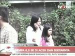 Varsel. Indonesisk tv viser billeder af angste borgere. 