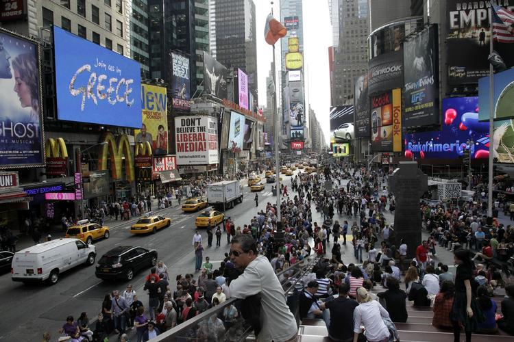 Overblik. Nyt projekt i telefonbokse skal gøre det nemmere for folk i New York at finde forskellige oplysninger. 