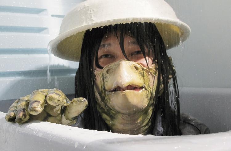 Broget. Filmprogrammet tæller seriøse dokumentarer, oscarfilm og et indslag fra den japanske 'pinku'-genre, hvor blød porno mikses med drama. Foto fra filmen 'Underwater Love'. 