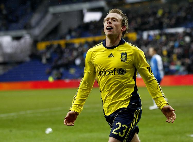 Mål. Michael Krohn-Dehli var senest med for Brøndby i kampen mod OB 1. april, hvor han scorede. 