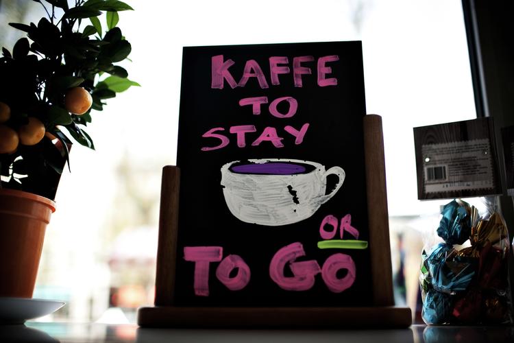 Trendy. Danskerne er pjattede med takeaway-kaffe. 