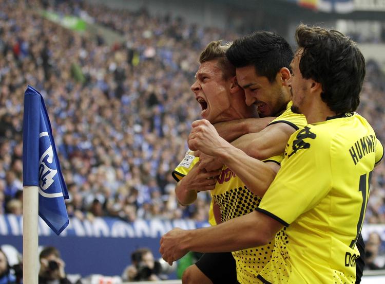 Sejr. Dagens opgør mod Schalke var  Dortmunds 25. kamp i træk uden nederlag. 