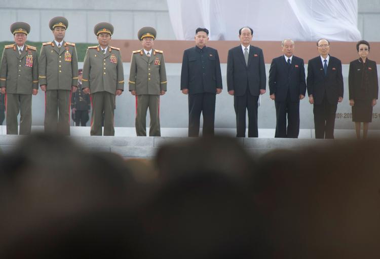 MINDEDAG. Nordkorea mindes i dag landets grundslægger Kim Il-sung. 