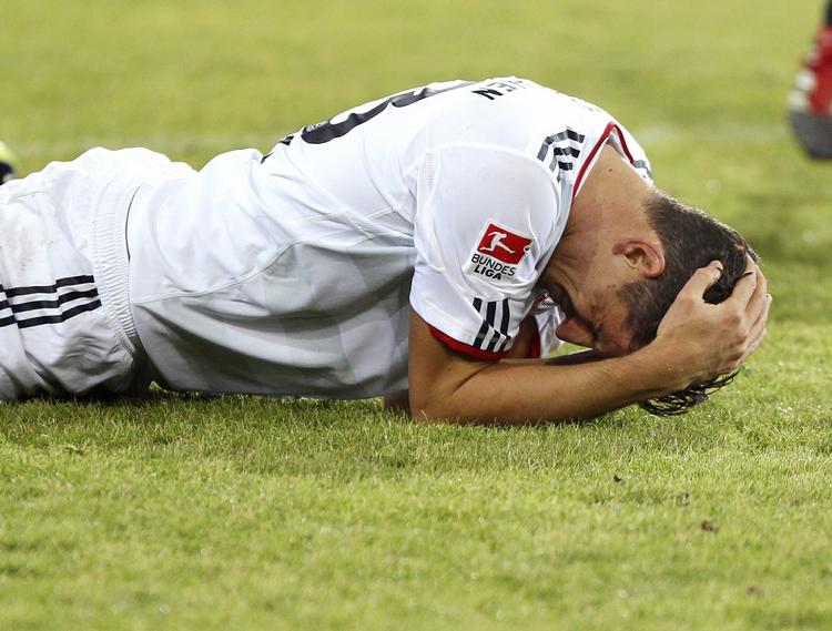 Vinder. Bayern München-topscoreren Mario Gomez skal i kamp tirsdag aften mod Real Madrid i Champions League. Gomez er den store stjerne i tysk fodbold i denne sæson, hvor han har scoret 39 gange i 45 kampe. 