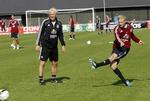 Udsat. Nicolai Boilesen (t.h.) for efter alt at dømme tidligst sin slutrundedebut i 2014. 