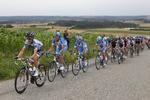 Udfordrende. Landskabet i Ardennerne er noget mere vanskeligt at forcere end området omkring Yding Skov ved Skanderborg, hvor Chris Anker Sørensen (t.v.) trak feltet på 2, etape af Danmark Rundt 2011. 