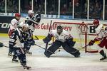 matchpuck. Odense blev sat under pres i første periode af kampen mod Herning. Men fynboerne fører fortsat i finaleserien. 