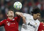 Udfald. De ni gule kort og de tre mål i den højspændte kamp mellem Bayern München og Real Madrid kom kun delvist hjem i stuerne. 