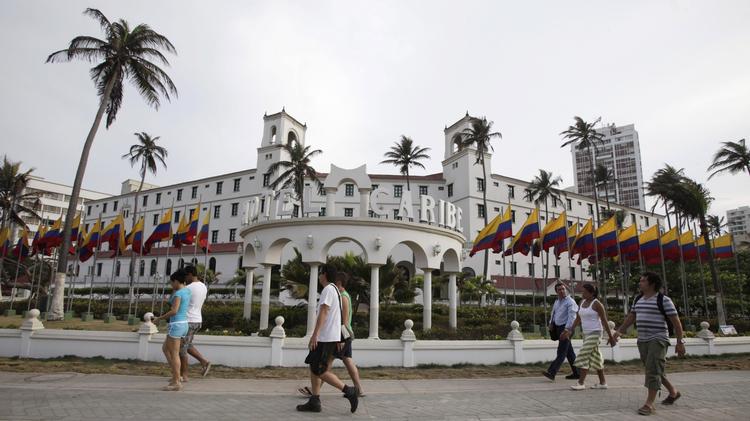 Gerningssted? Hotel El Caribe i Cartagena, Colombia, var stedet, hvor 21 agenter og soldater fra amerikanske sikkerhedsenheder angiveligt har haft kvinder på værelserne, i dagene op til præsident Obamas ankomst i weekenden. 