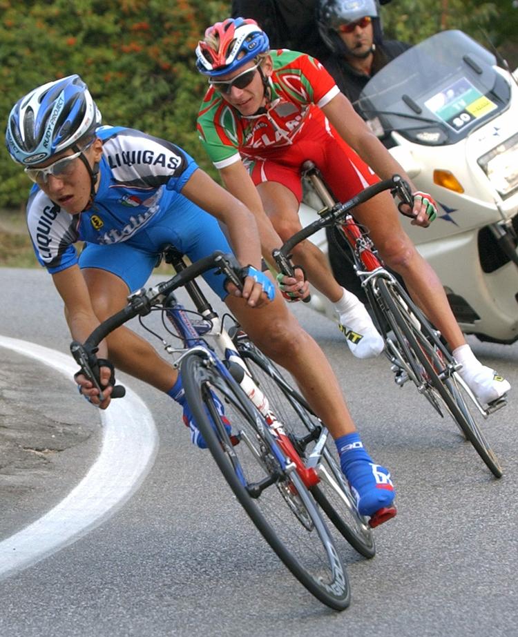 Giro. Domenico Pozzovivo (tv), Italien. 