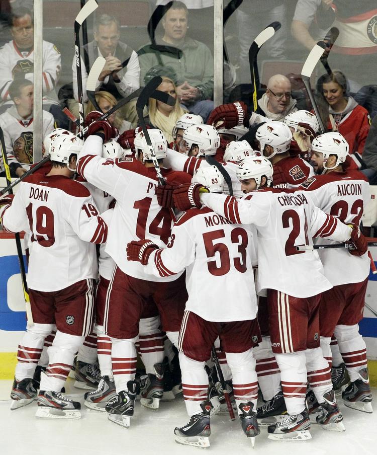 Matchvinder. Mikkel Bødker blev for anden kamp i træk matchvinder for Phoenix Coyotes, der forsøger at spille sig frem til kvartfinalerne i NHL. 