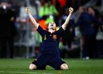 Matchvinder. Andres Iniesta var på pletten for 'det nye Tyskland' i den forlængede spilletid i VM-finalen 2010 mod Holland. 