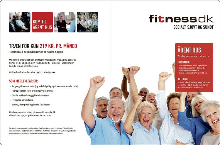 Seniorsucces. Fitness.dk havde for tre år siden et samarbejde med Ældre Sagen, og siden er kæden gået efter seniorerne. 