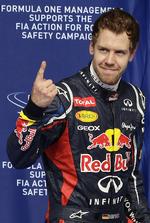 etter. Sebastian Vettel åbner det kontroversielle løb i Bahrain fra første position. 