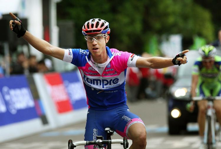 Damiano Cunego var bedst på Vuelta a Espanas første bjergetape. Arkivfoto. 