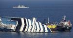 Ulykke. 'Costa Concordia' havarerede 13. januar med 4229 personer om bord efter at have ramt et undersøisk skær ved øen Giglio i Toscana i Italien. 
