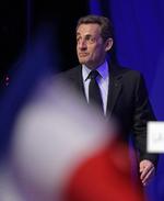 Kampgejst. »Jeg foreslår, at vi arrangerer tre debatter. Franskmændene har ret til at få sandhed og klarhed«, sagde Sarkozy til sine tilhængere. 